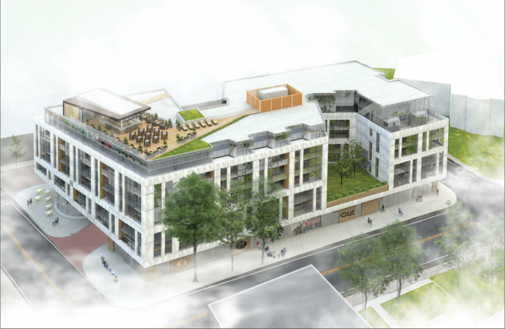 Portrayal of what the new Boutique Hotel will look like on Spring Garden rd.