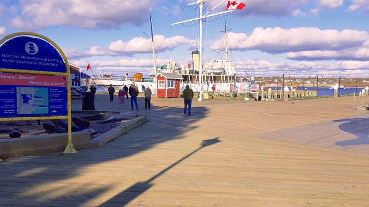 The last stragglers are reluctant to leave the Halifax waterfront, but most of the buskers have packed up for the year.