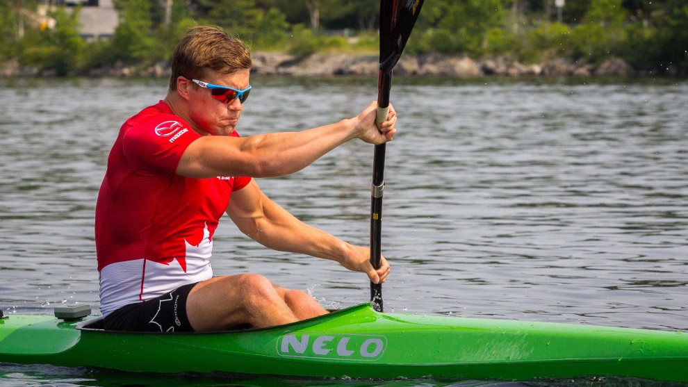 Alex Scott takes to the water in preparation for the 2016 season