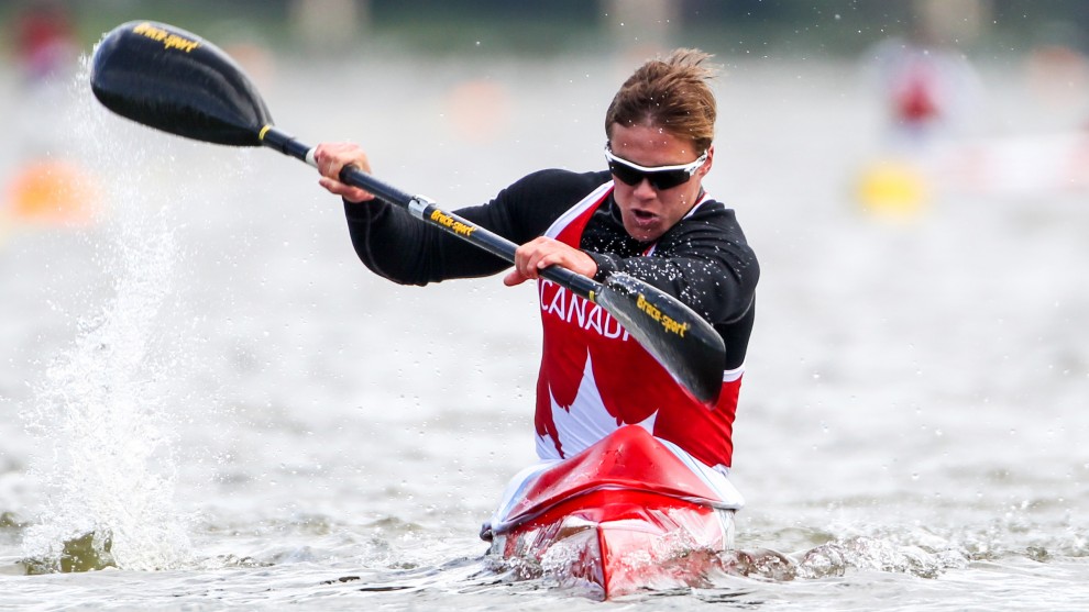 Alex Scott competing for Canada in Copenhagen last May