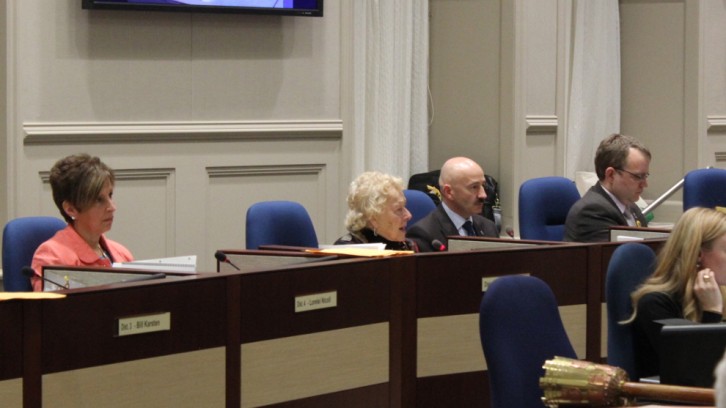 Gloria McCluskey speaks about why she wants the Halifax logo removed from Darmouth signage 