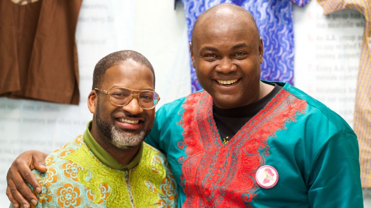 Pastor Kirby Spivey, of New Beginnings Ministries (left) and Olugu Ukpai founder of CHAMA