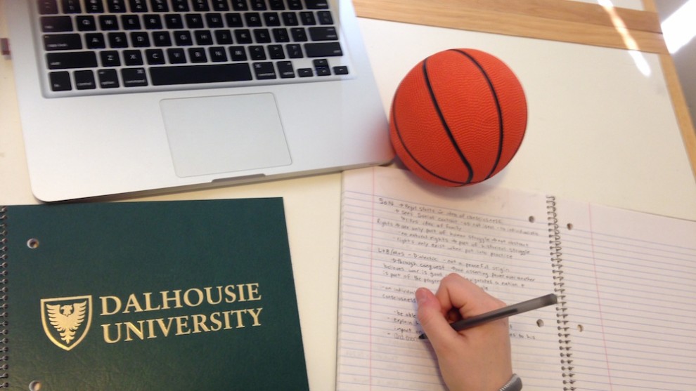 Student-athletes need to juggle school and sports.