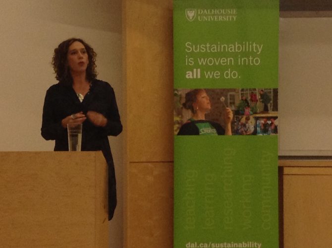 Tzeporah Berman comes to Dal to give a talk on climate change and sustainability in Canada