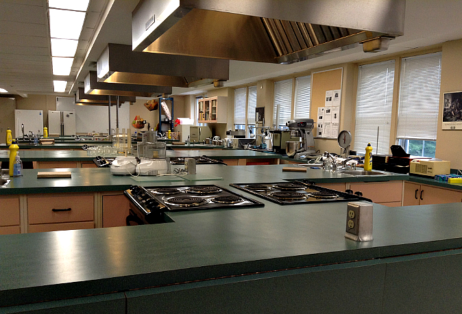 The food lab in the applied human nutrition department