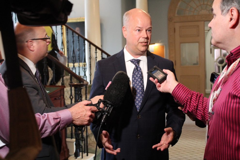 PC leader Jamie Baillie says the Liberal government has "no vision". 