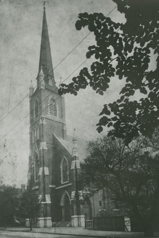 The rebuilt Saint Patrick's Church opened in 1885 (Nova Scotia Archives)