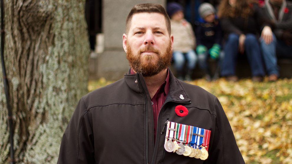 Michael Reid remembers his fallen friends on Remembrance Day.
