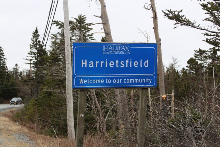 Harrietsfield Sign