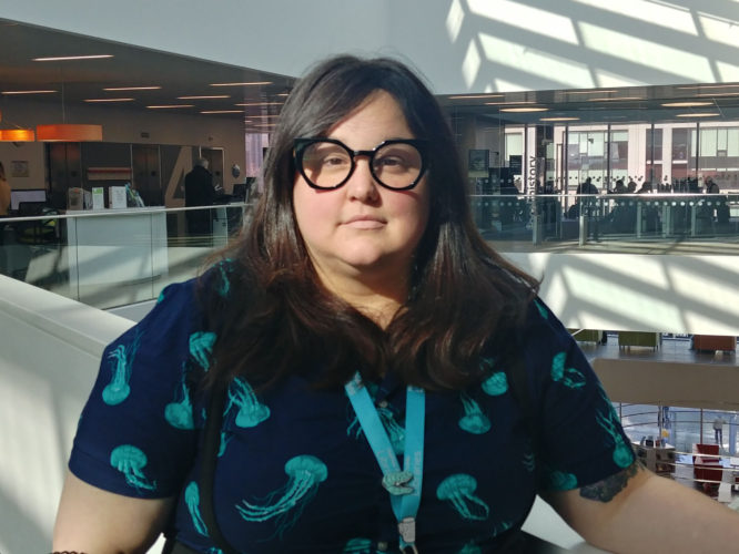 Halifax Public Libraries hired social worker Sheena Jamieson in January 2019. 