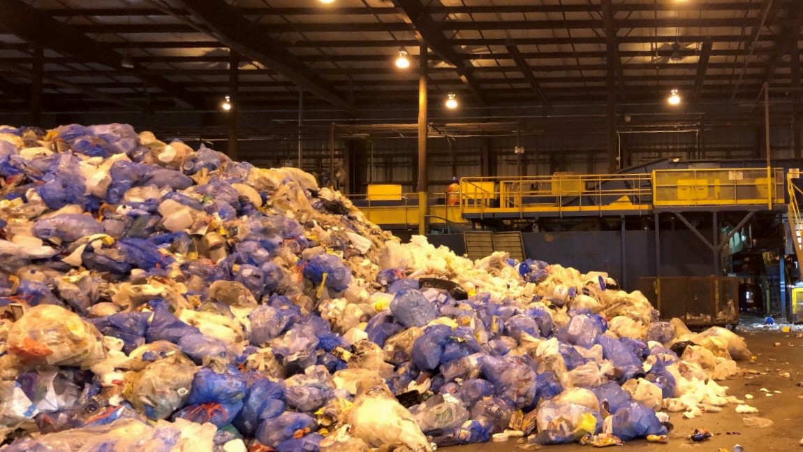 A recycling plant in Halifax near the Otter Lake landfill.