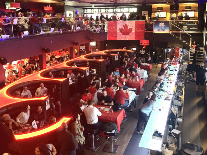 Crowd at HFX Sports Bar & Grill for FIFA World Cup
