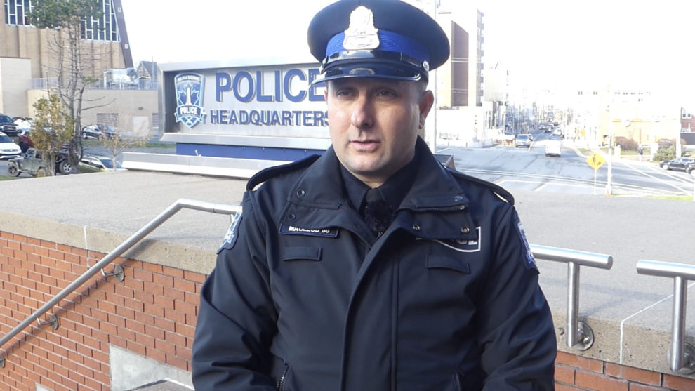 Halifax Regional Police Cst. John MacLeod warns vehicle owners to keep their doors locked and their gifts at home.