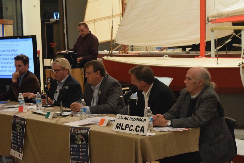 Candidates share their views at the Maritime Museum of the Atlantic