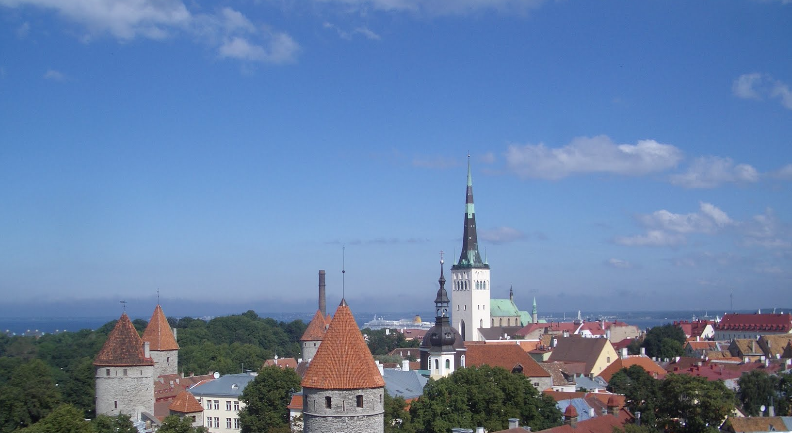 View from Tallinn's Toompea Hill. (Photo: Google Maps) 