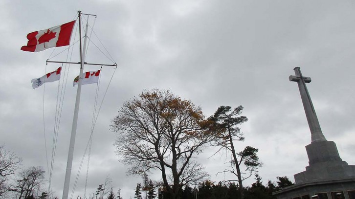 On Remembrance Day, Navy veterans were remembered and honoured at Point Pleasant Park