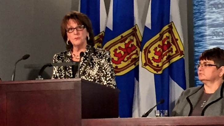 Education minister Karen Casey gives discusses annual report for Nova Scotia's Action Plan on Education