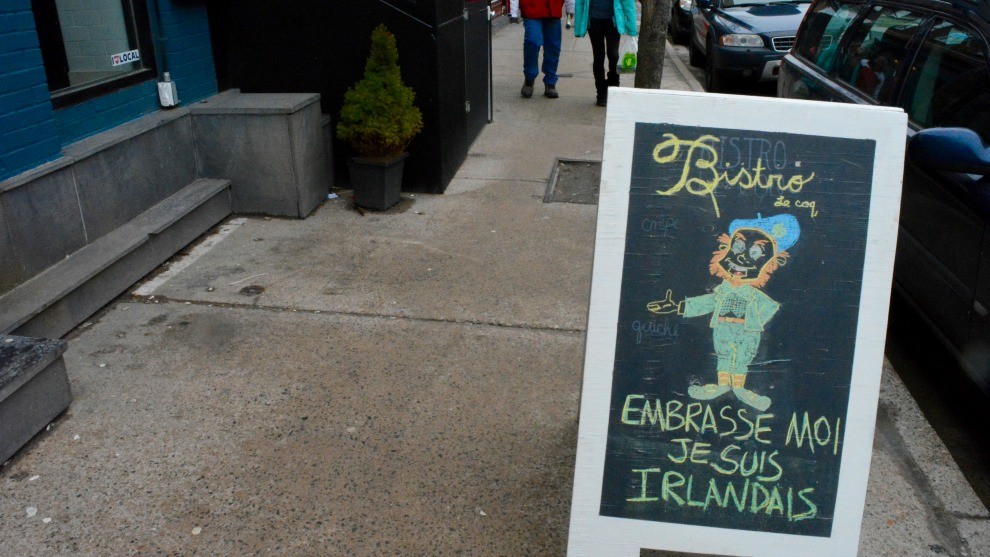 Local restaurants spreading the Irish spirit. 