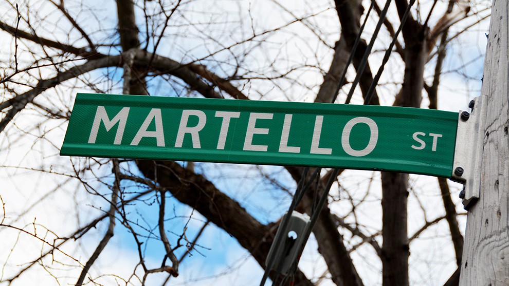 Martello Street will be no more in a few months.