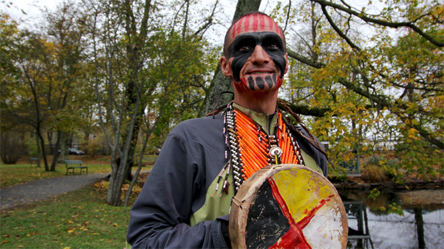 Brad	'Caribou	Legs'	Firth	is	an	ultramarathon	runner	and	member	of	the	Gwich'in	First	Nations.