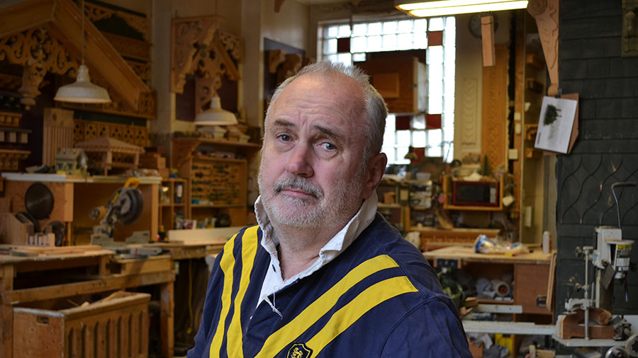 Hal Forbes in his Gottingen Street workshop