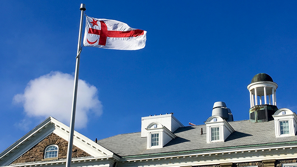 Dalhousie has permanently installed the Mi'kmaq flag on all campuses.