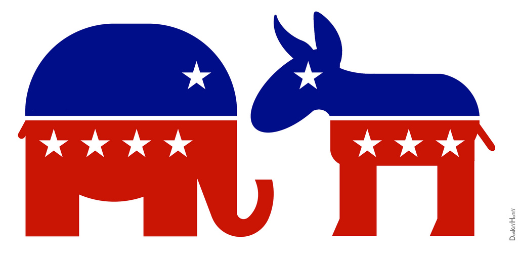 Republicans and Democrats face off Tuesday in the U.S. midterm election.