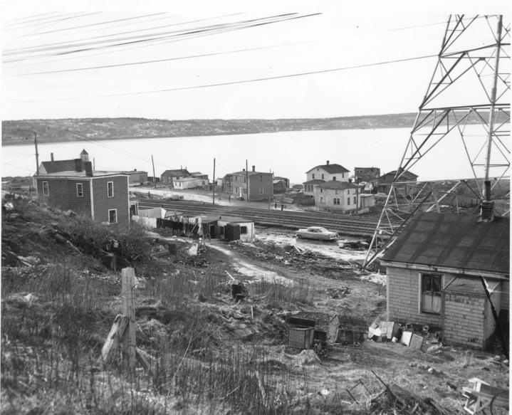 Africville, a black community in Halifax, was destroyed by the city. The mayor apologized for this in 2010. (Photo taken in 1965.)