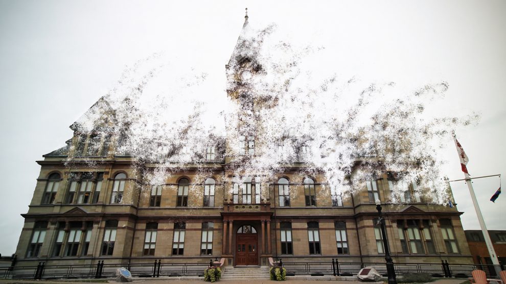 A vanishing Halifax City Hall.