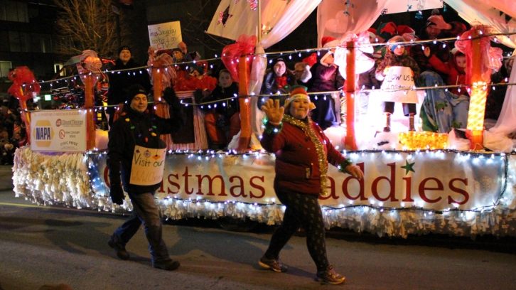 The Parade of Lights was held in Halifax on Saturday. 
