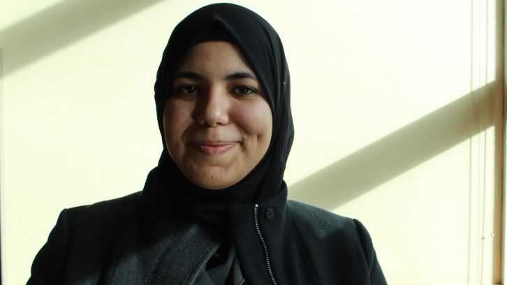 Duaa AlMasalmeh says it's difficult for newcomers to find jobs. 

