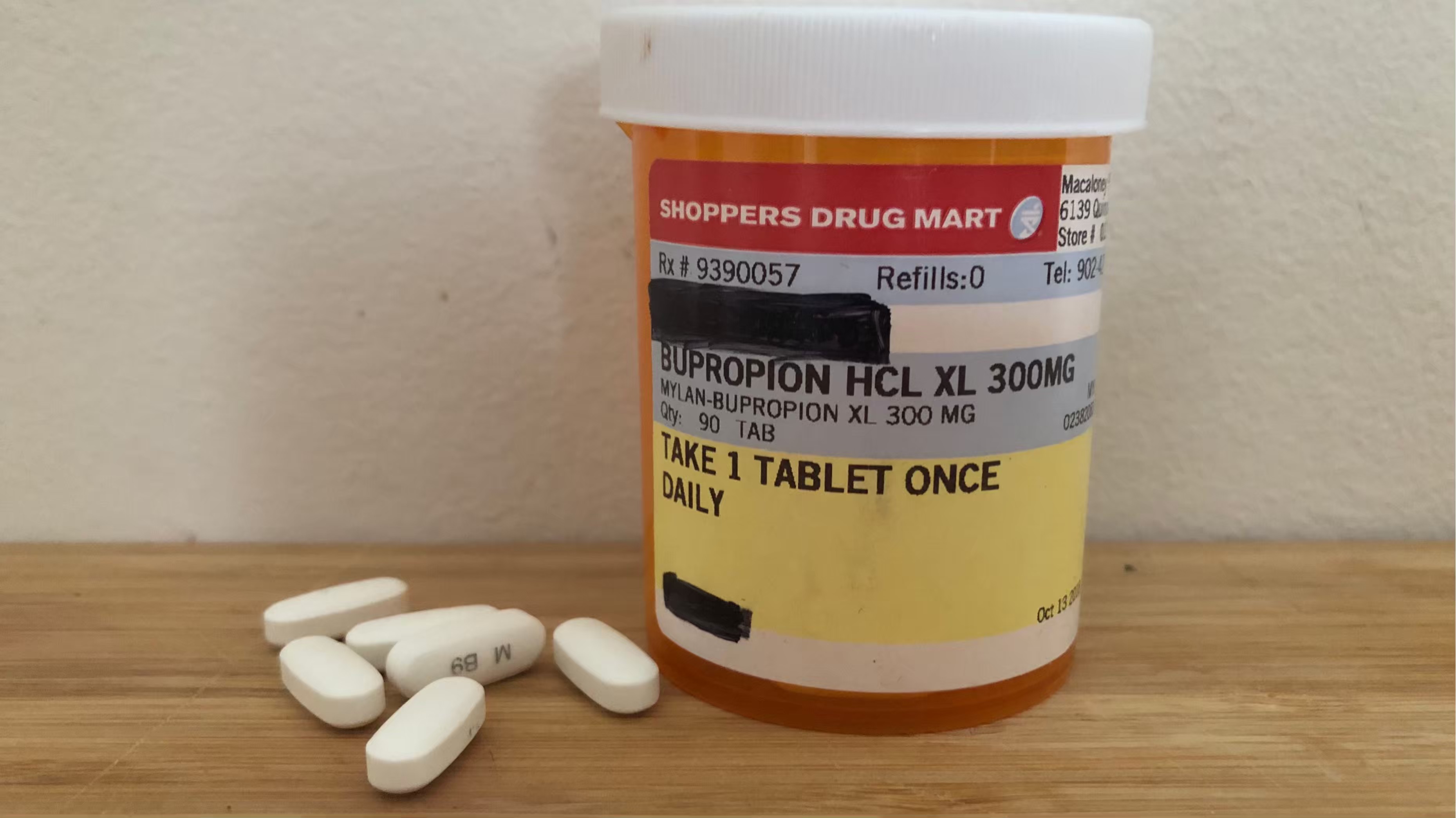Generic brand bupropion extended-release tablets are in short supply.