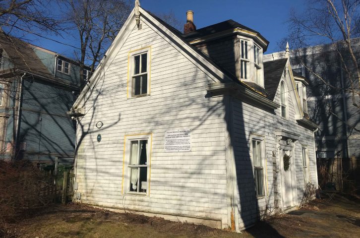 The house at 1029 Tower Rd. was designated a heritage property in 1992. 