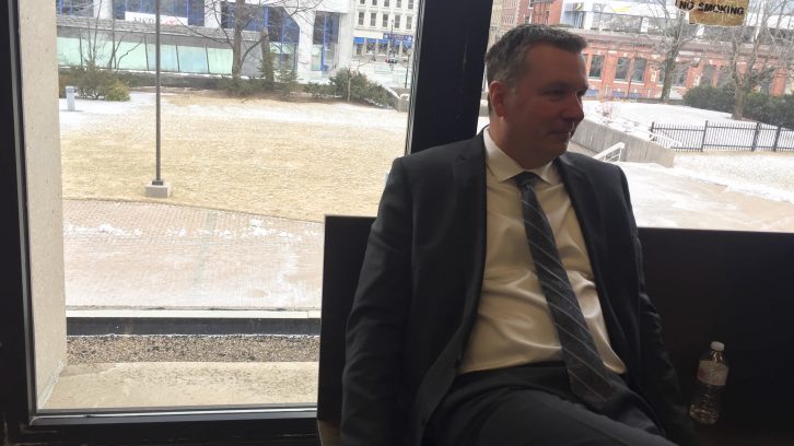 Craig Robert Burnett's first interview after his arrest was shown in court on Friday. 