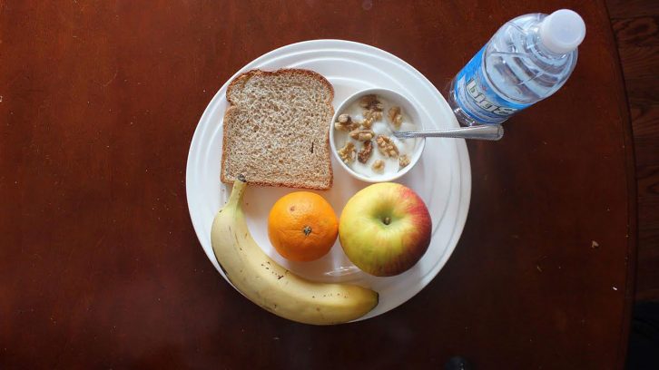 An example of what breakfast should look like according to Canada's new food guide.
