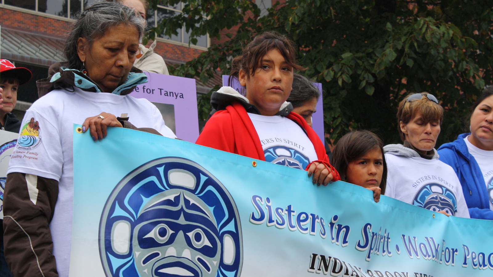 Family, friends and supporters gathered to mourn missing and murdered aboriginal women in Halifax in October, 2014.