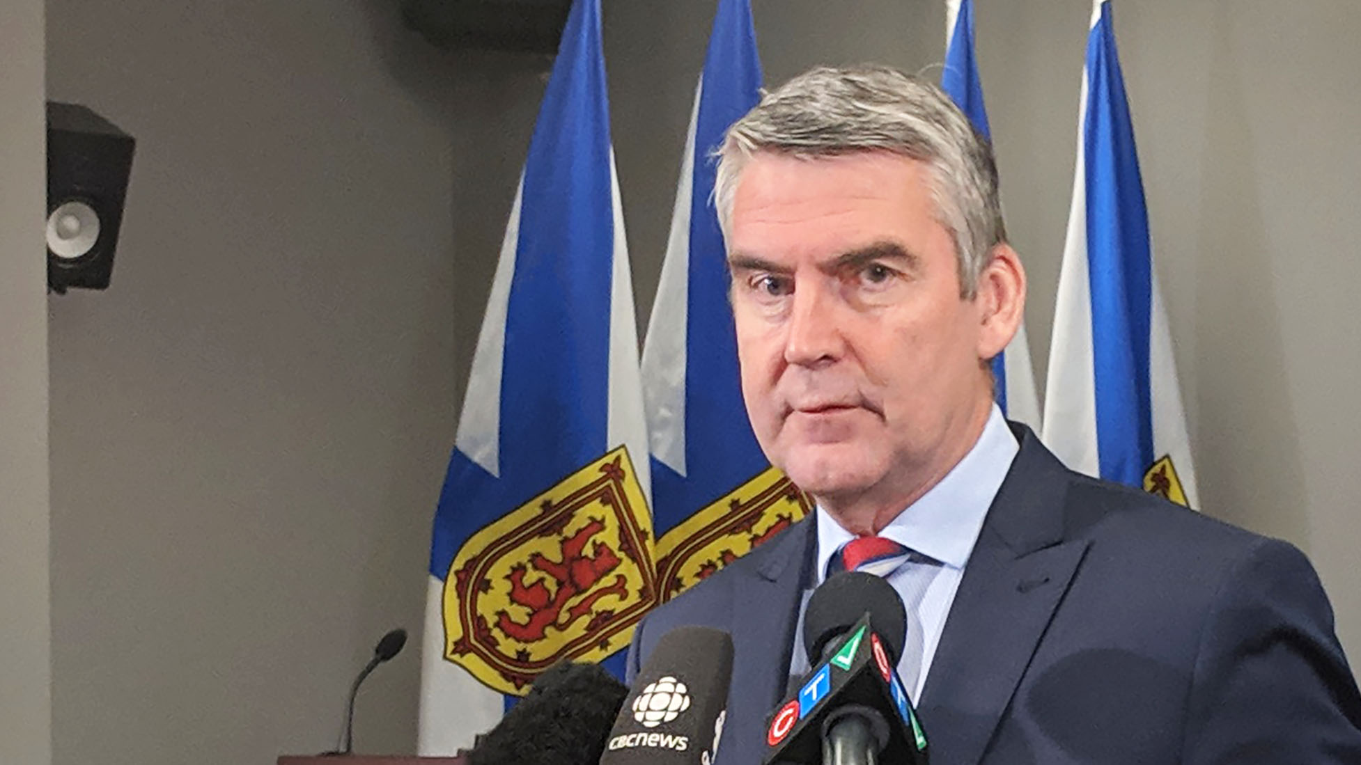 Nova Scotia premier Stephen McNeil responds to questions about Northern Pulp. 
