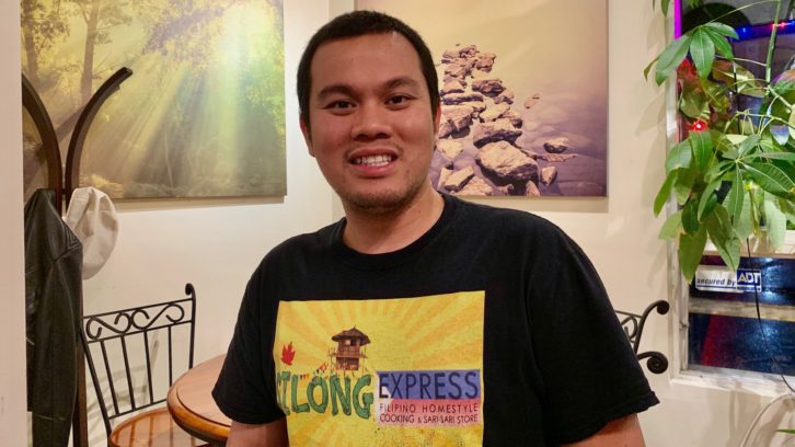 Erick De Los Reyes owns a Filipino restaurant in Fairview which caters to the growing Filipino community.