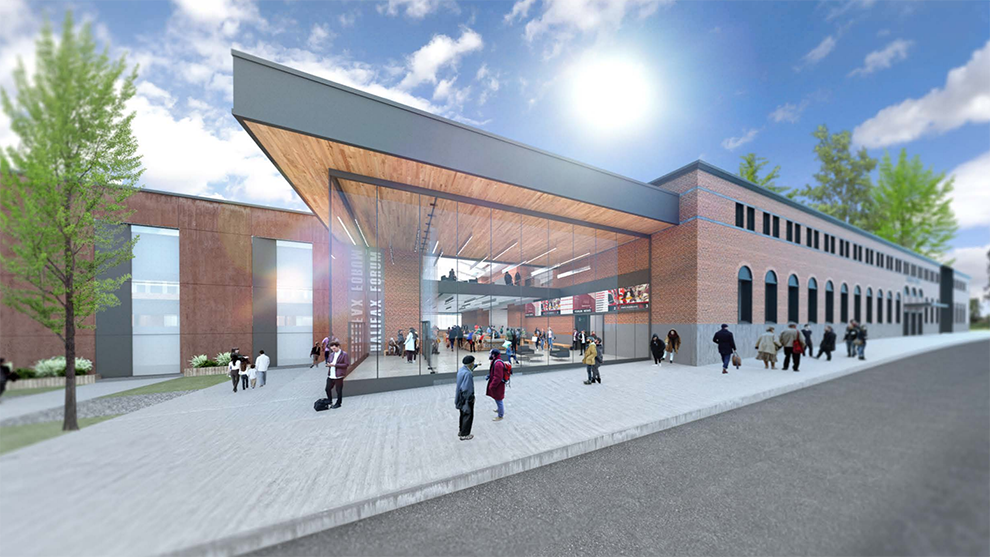 A digital rendering of the proposed renewal.