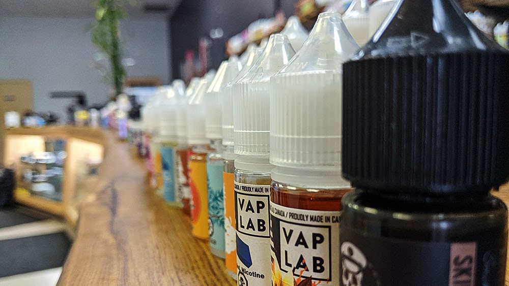 Vape stores carry hundreds of different flavours for customers to purchase. When the provincial legislation goes into effect, the only ones available will be tobacco flavoured, or non-flavoured.