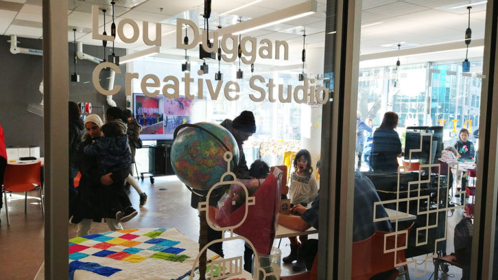 The new and improved Lou Duggan Creative Studio celebrated its grand opening on Saturday. 