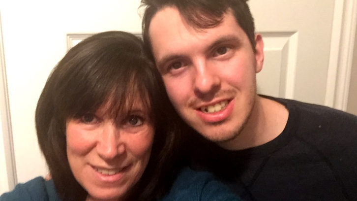 Sharon Yeadon and her son, Christopher Yeadon. 