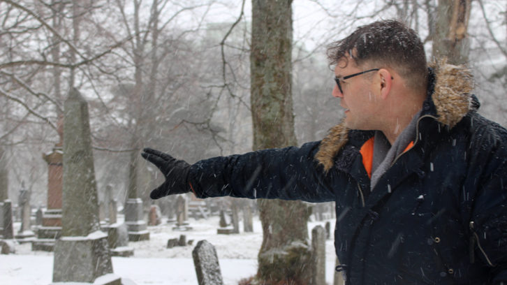 Craig Ferguson posts about Halifax graveyard history on his Twitter account, 'Dead in Halifax.'