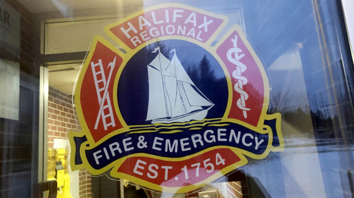 The Halifax Regional Fire and Emergency logo.