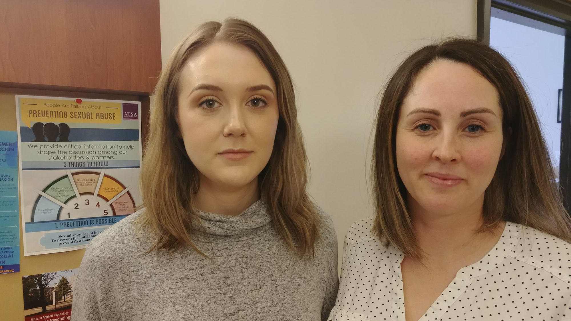 Saint Mary's University master's student Kailey Roche and researcher Skye Stephens are working to address the lack of adequate services for people with sexual interest in children who haven't offended.