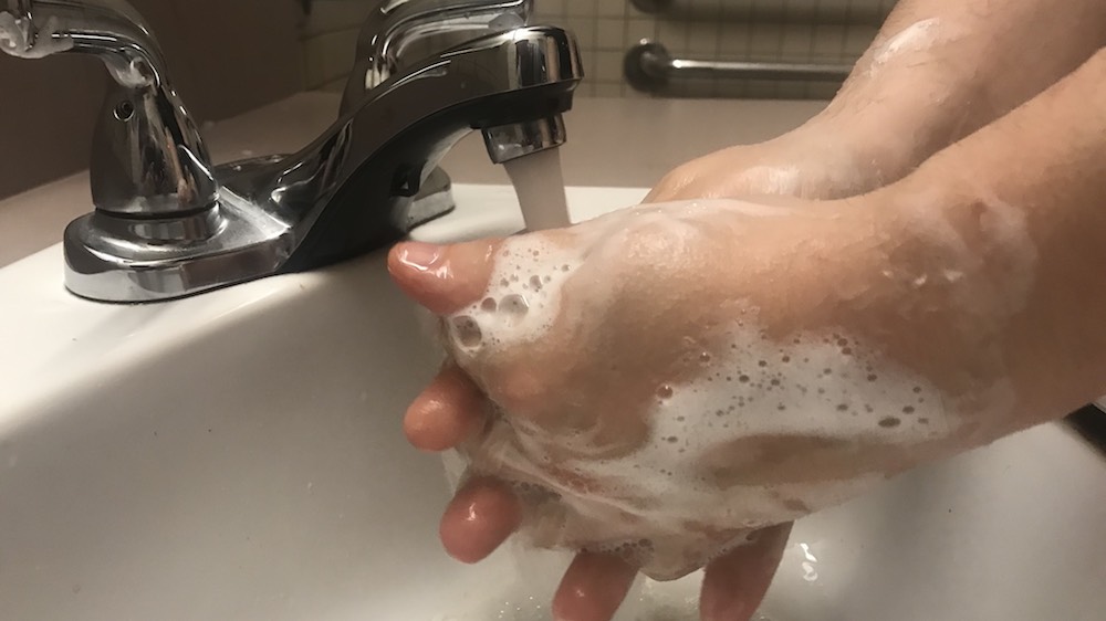 Health officials recommend you wash your hands with soap for at least 20 seconds.