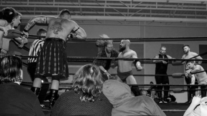 Professional wrestlers brought their sport of spectacle to the Sackville Heights Community Centre on Feb. 29.
