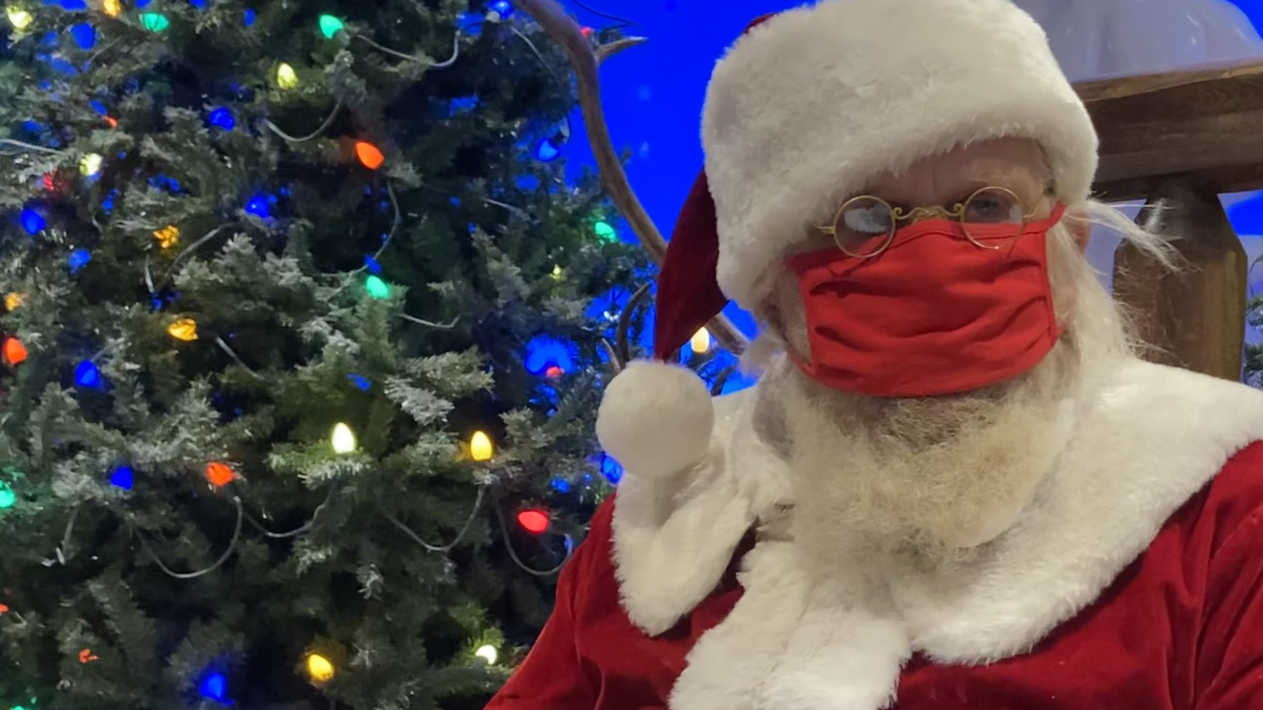 Floyd Blakeney, who has been Santa for 40 years, says this Christmas is definitely different.