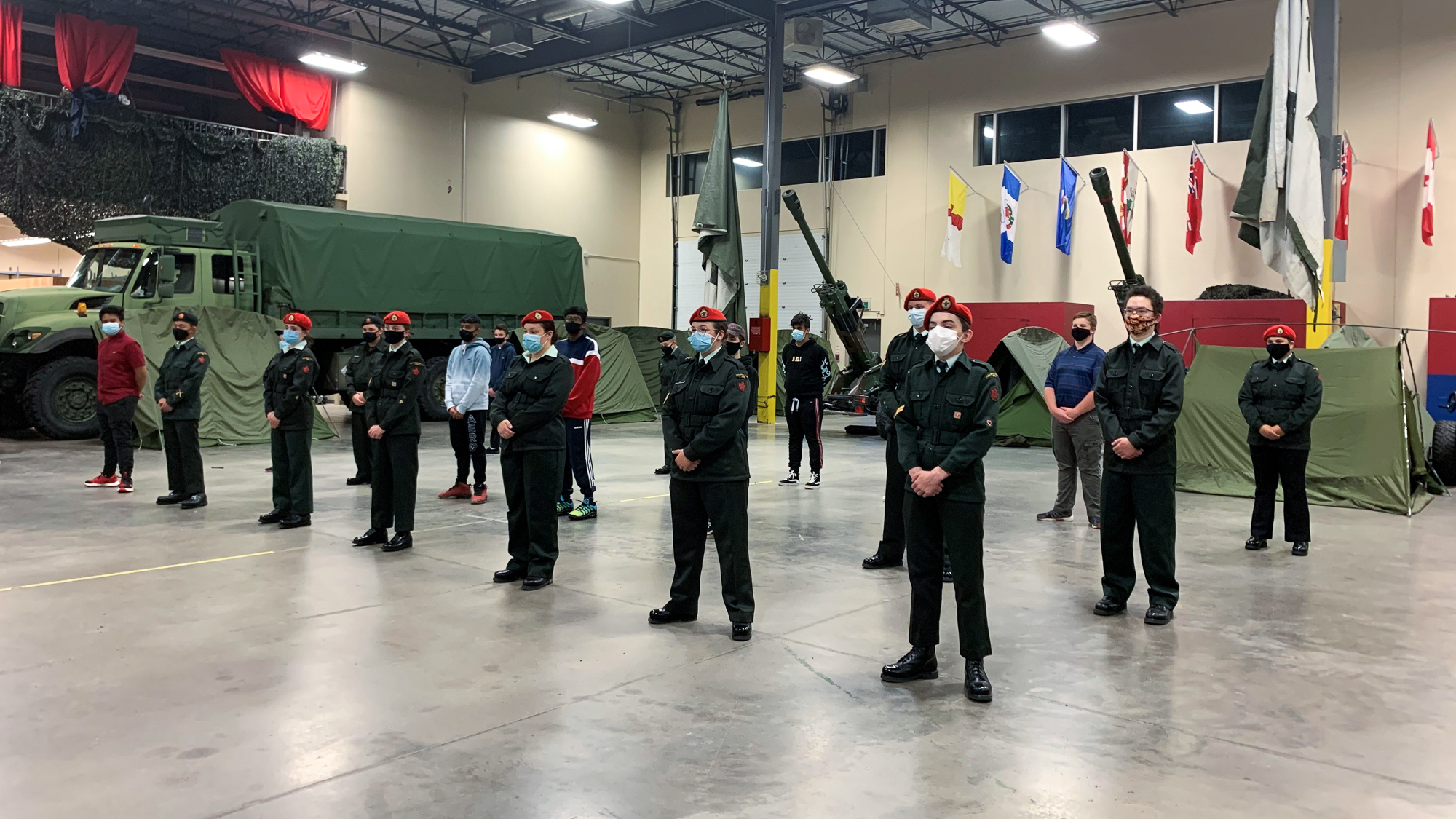 Halifax cadets move from the parade floor to video chat