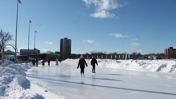 As of Monday, 300 people will be allowed to skate at once on the Emera Oval.